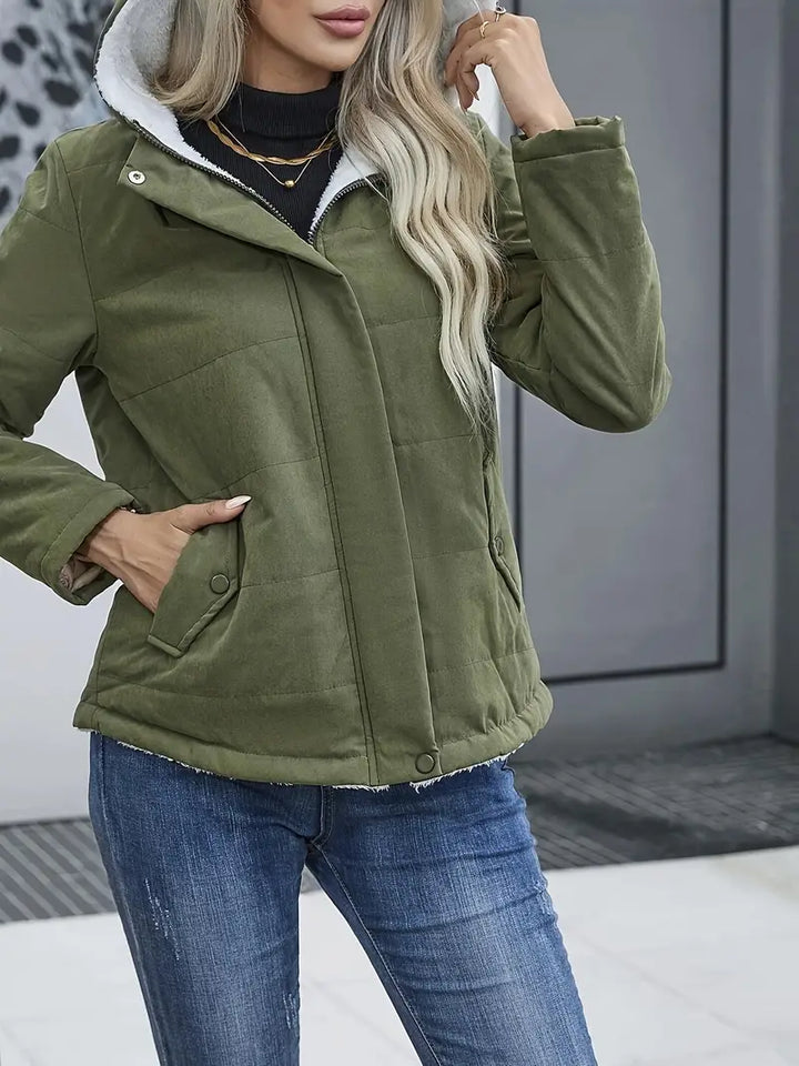 Drune | Steppjacke mit Reißverschluss vorne