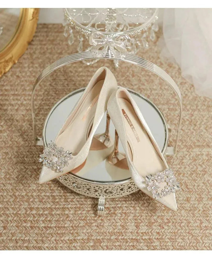 Drune | Brautschuhe Stiletto mit Strass