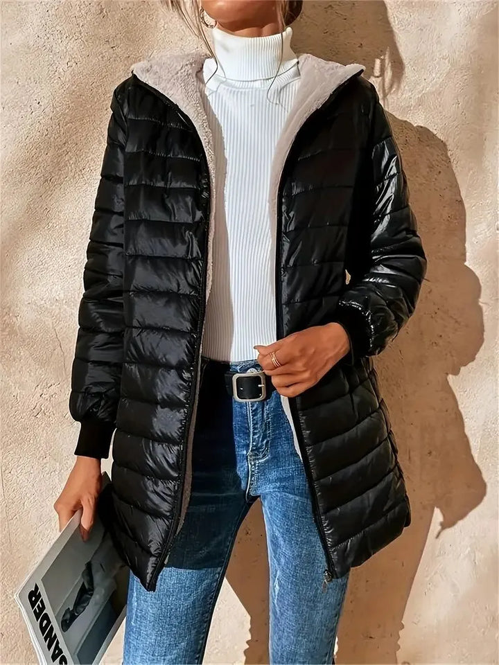 Drune | Gepolsterte Jacke mit Fleece-Futter und Kapuze