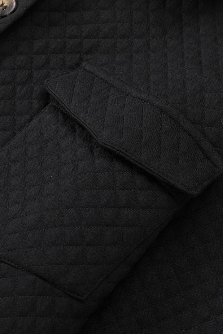 Drune | Leichtgewicht Gesteppte Hemdjacke Polyester Komfort und Stil