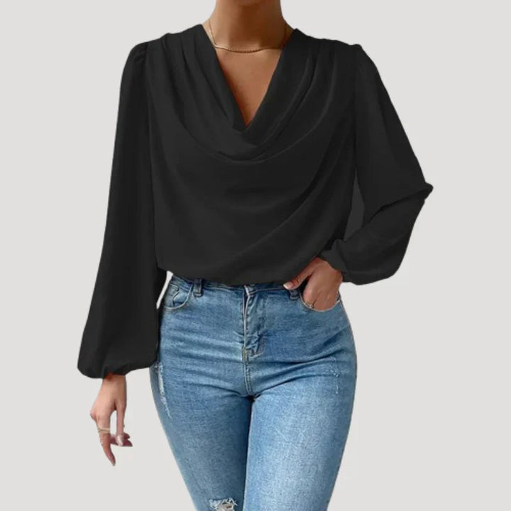 Drune | Bluse mit V-Ausschnitt