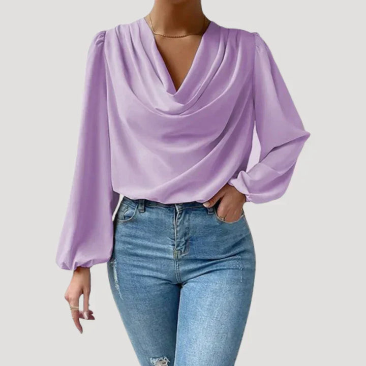 Drune | Bluse mit V-Ausschnitt