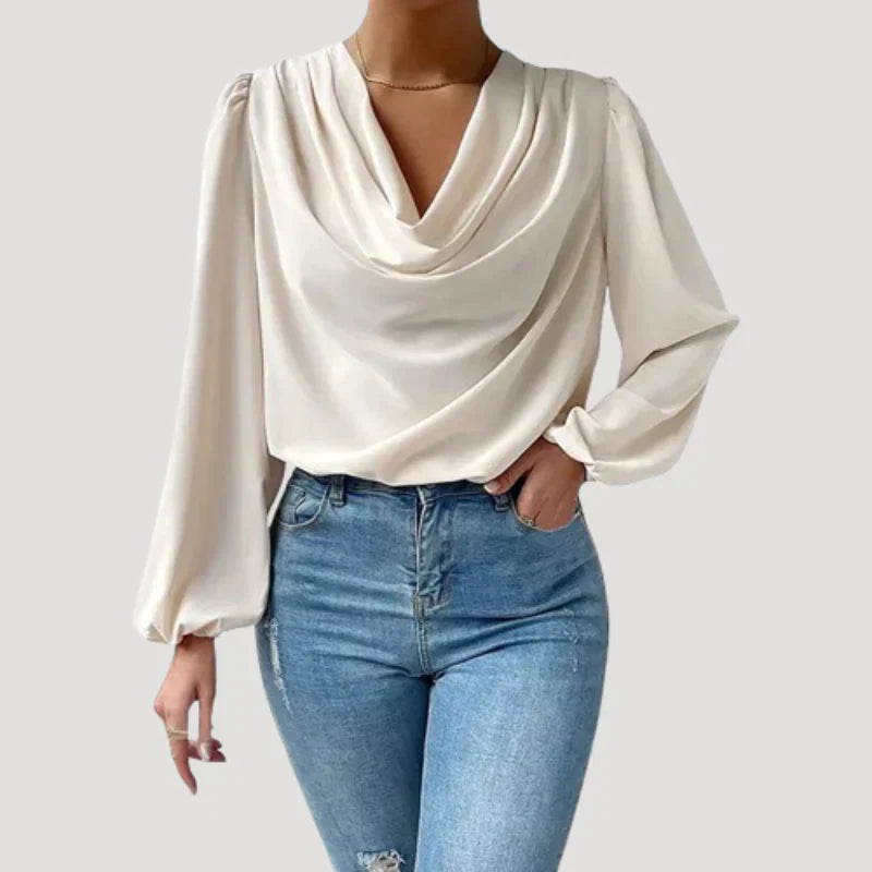 Drune | Bluse mit V-Ausschnitt