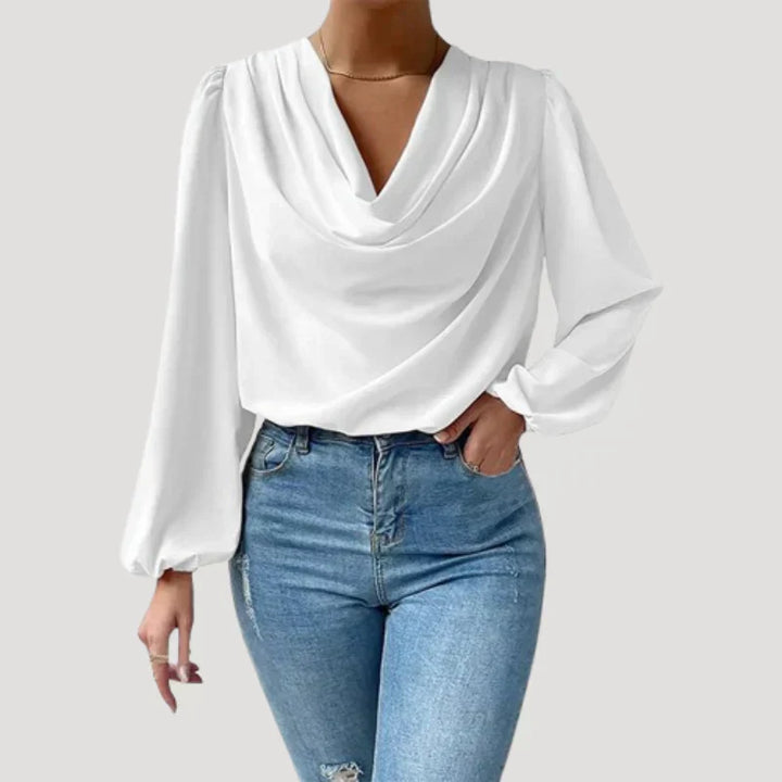 Drune | Bluse mit V-Ausschnitt