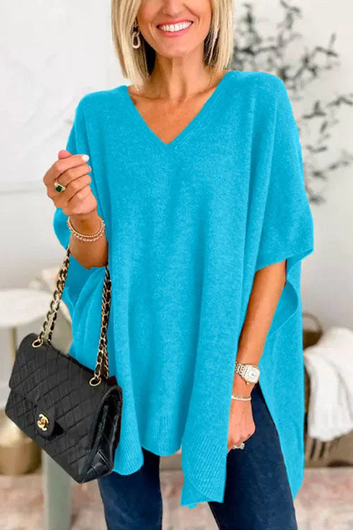 Drune | Vielseitiger Pullover im Poncho-Stil