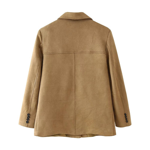 Drune | Retro-Braune Damenjacke