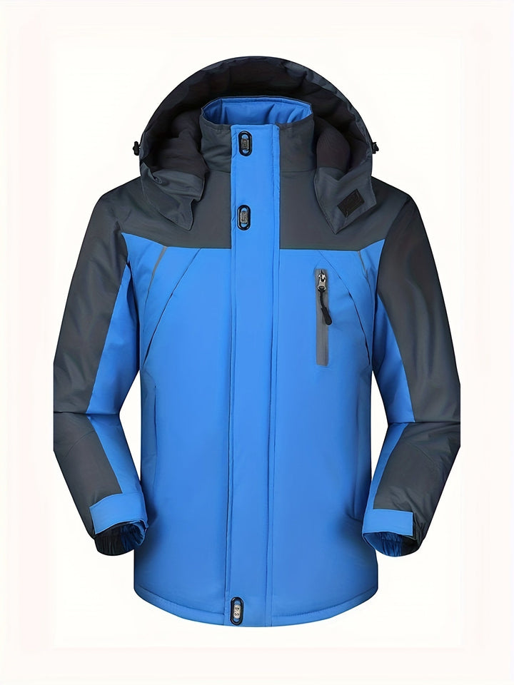 Drune | Winterjacke casual mit wasserdichtem Fleece-Futter und Kapuze für Herren - Ideal für Herbst/Winter