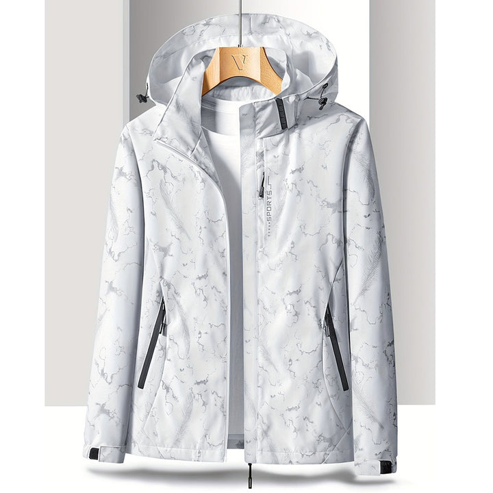 Drune | Damen Sportjacke mit Kapuze, Winddicht und Wasserdicht