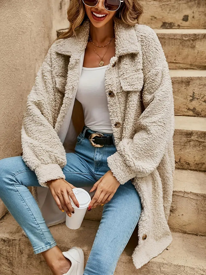 Drune | Teddy Weiches Fleece Weste