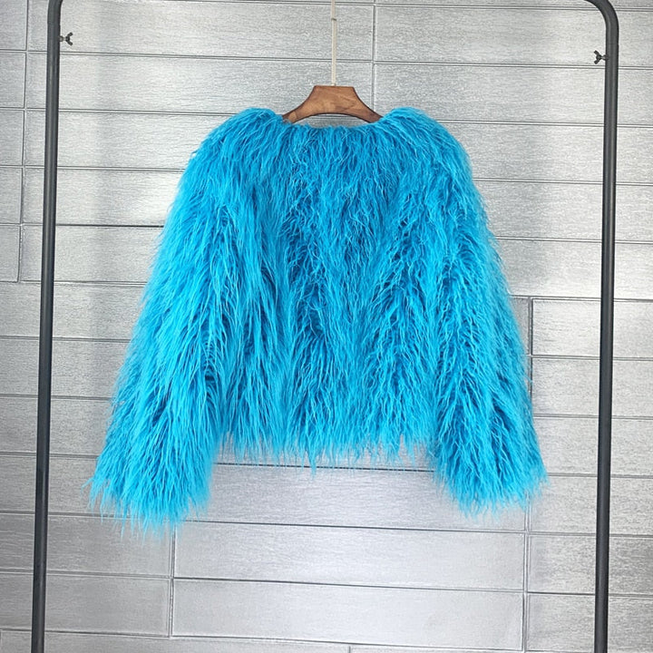 Drune | Eleganter Warmer Kunstpelzmantel für Herbst und Winter