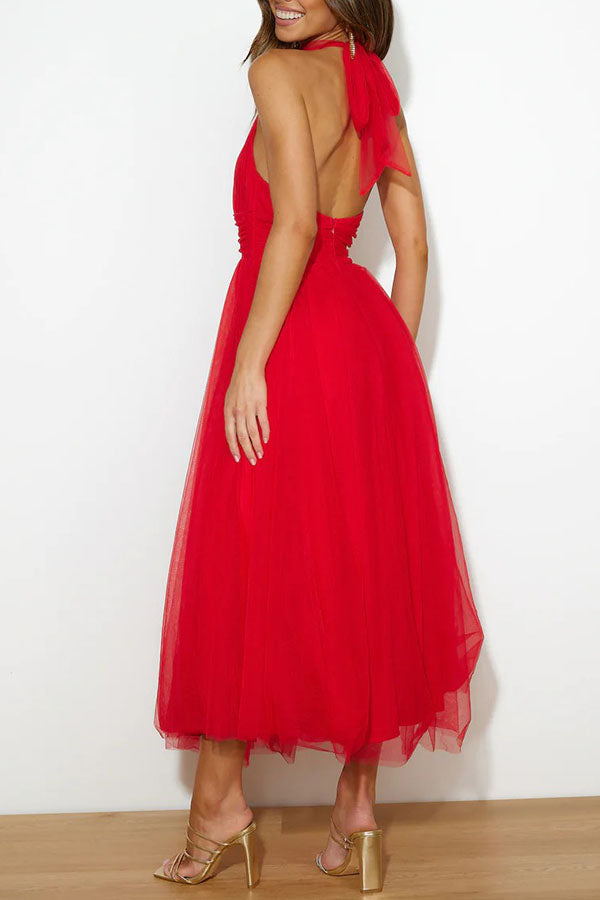 Drune | Kleid mit Langer Röcke Design