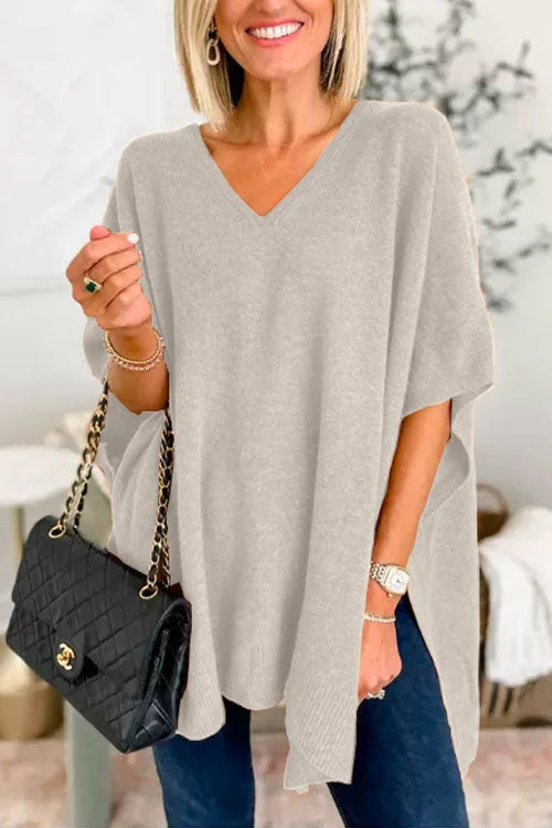 Drune | Vielseitiger Pullover im Poncho-Stil
