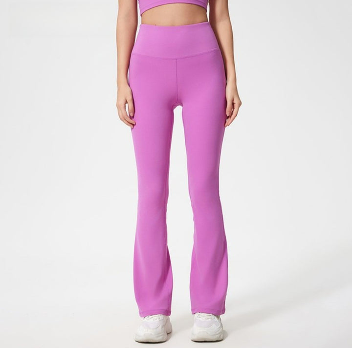 Drune | Hohe Taille nackt atmungsaktiv Yoga Sport Neun-Punkt-Hose