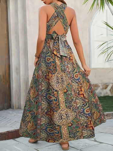 Drune | Sexy Neckholder-Maxikleid