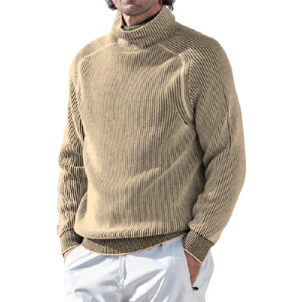 Drune | Turtleneck Strickpullover Baumwolle und Polyester Komfortabel und Warm