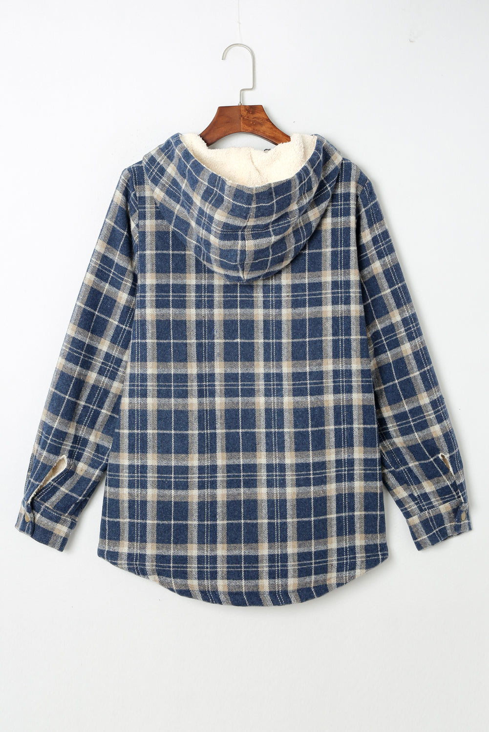 Drune | Gepunktete Jacke mit Kapuze Weiches Plüschfutter Perfekt Für Kalte Tage