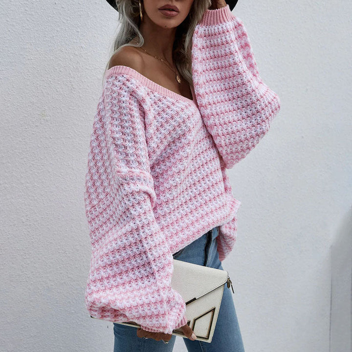 Drune | Gestreifter Strickpullover mit Lässigem Look