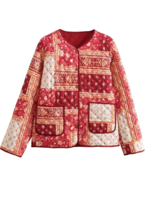 Drune | Gedruckte Baumwolljacke