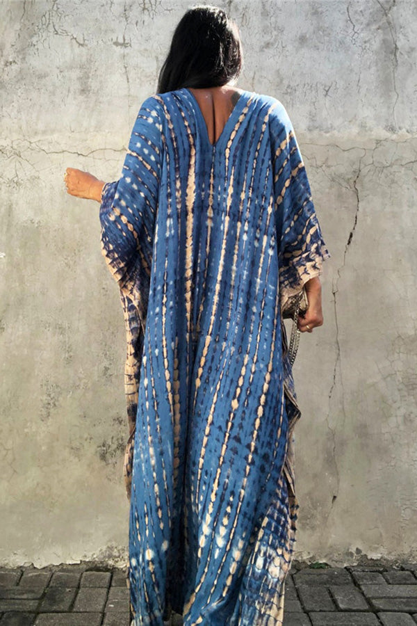 Drune Freely – Lockeres Überwurfkleid im Batik-Boho-Stil