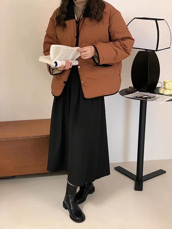 Drune | Steppjacke mit Kragen und Knopfleiste