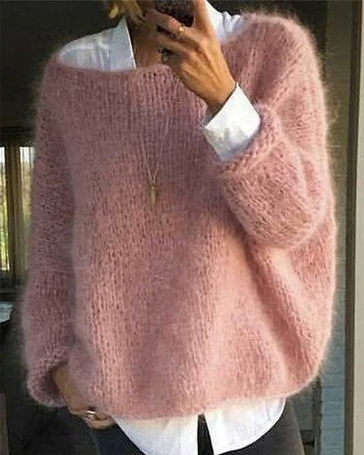 Drune | Pullover mit Farbdetail am Nacken