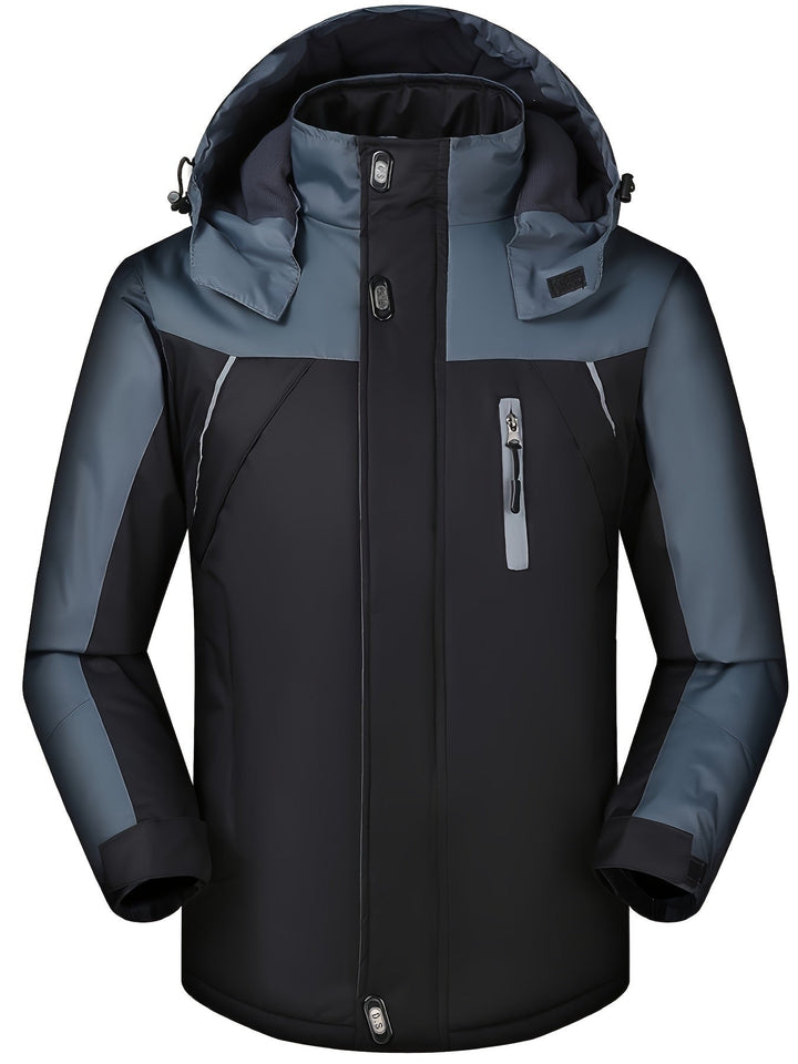 Drune | Winterjacke casual mit wasserdichtem Fleece-Futter und Kapuze für Herren - Ideal für Herbst/Winter