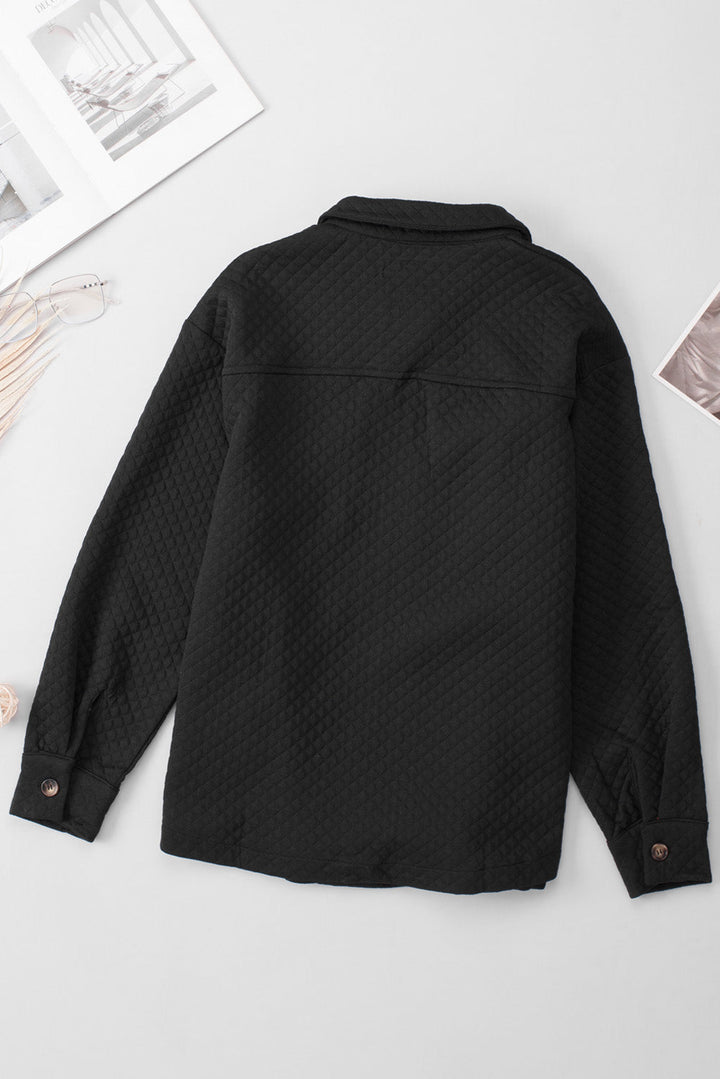 Drune | Leichtgewicht Gesteppte Hemdjacke Polyester Komfort und Stil