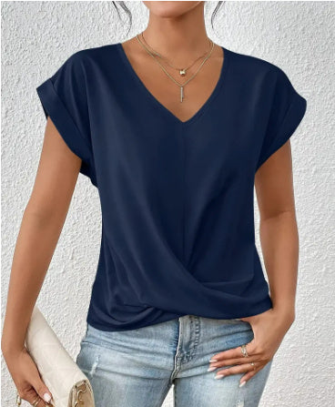 Drune Damen-T-Shirt – Unregelmäßiger Schnitt