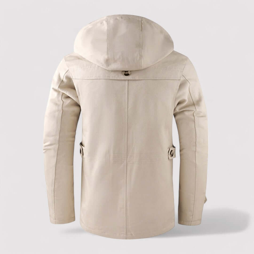 Drune | Herren wasserdichte Winterjacke mit Kapuze