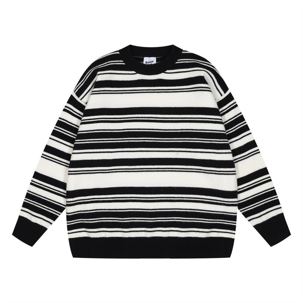 Drune | Herren gestreiftes Sweatshirt
