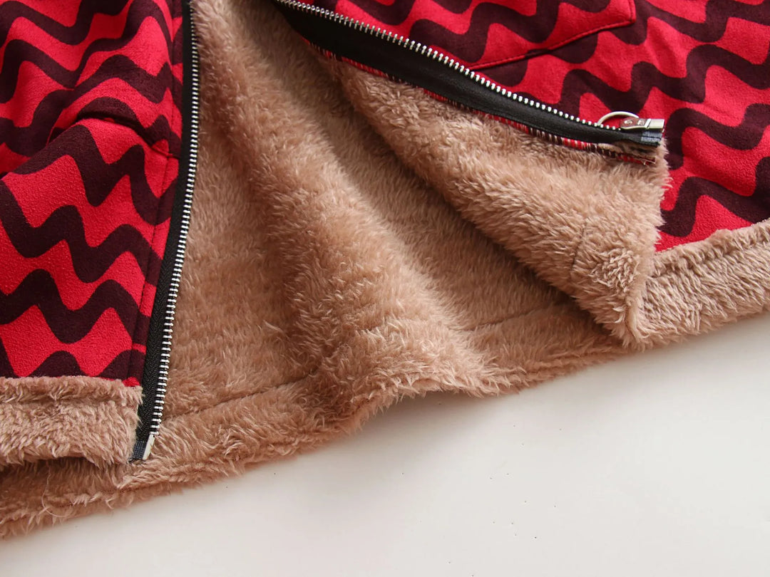 Drune | Fleece gefütterte Jacke mit Kapuze