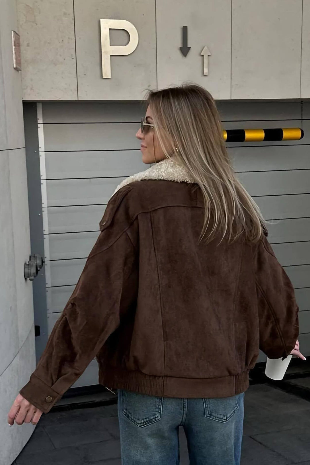 Drune | Braune Übergröße Jacke