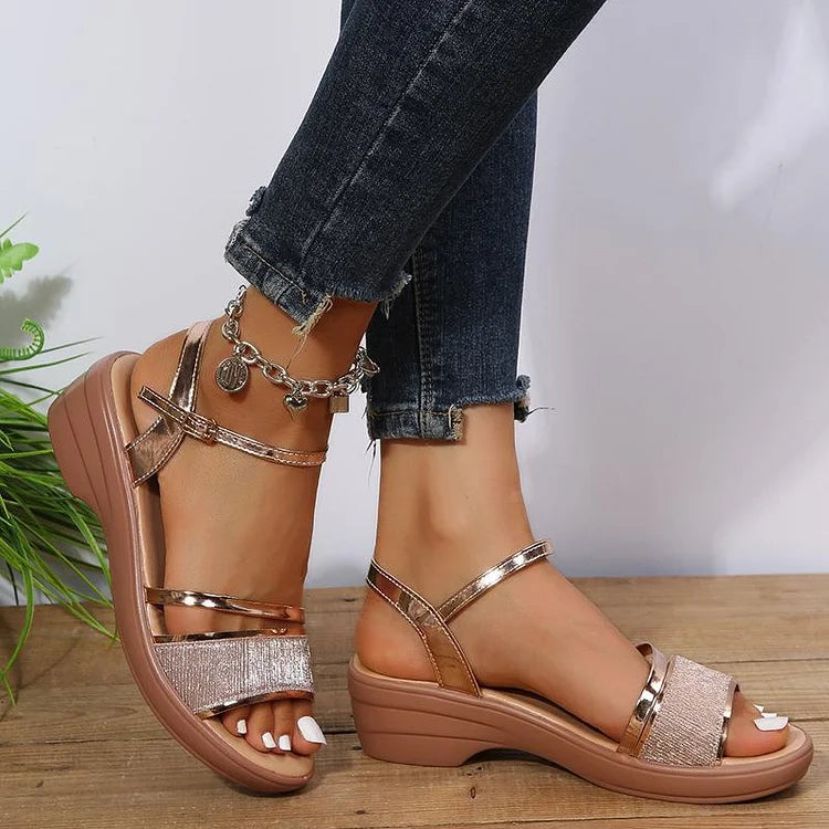 Drune | neue orthopädische Damen High Heels mit offener Zehe