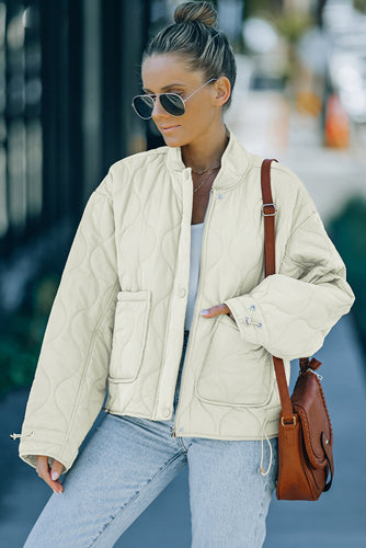 Drune | Kordelzug Gefallene Schulter Gequiltete Jacke