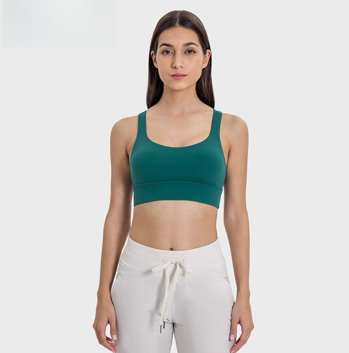 Drune | Schöner Rücken Design schlanke Brust heben nahtlose Yoga-BH