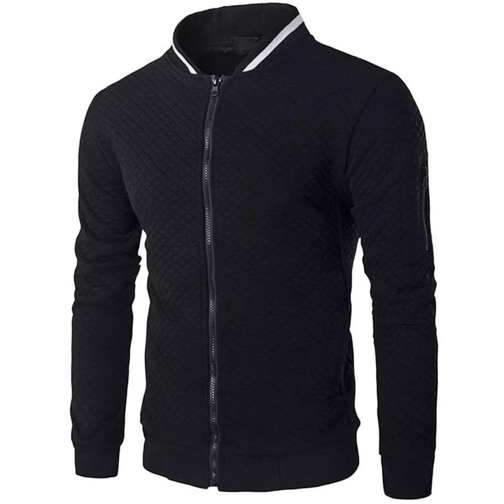 Drune | Jacquard Zip-Bomberjacke