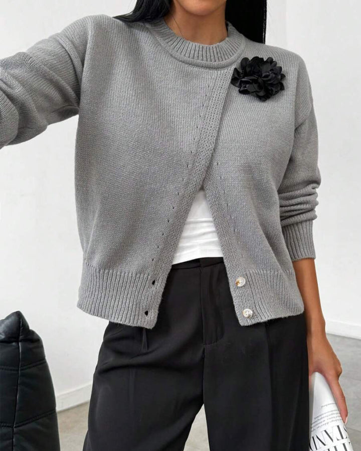 Drune | Pullover mit Schlitzsaum