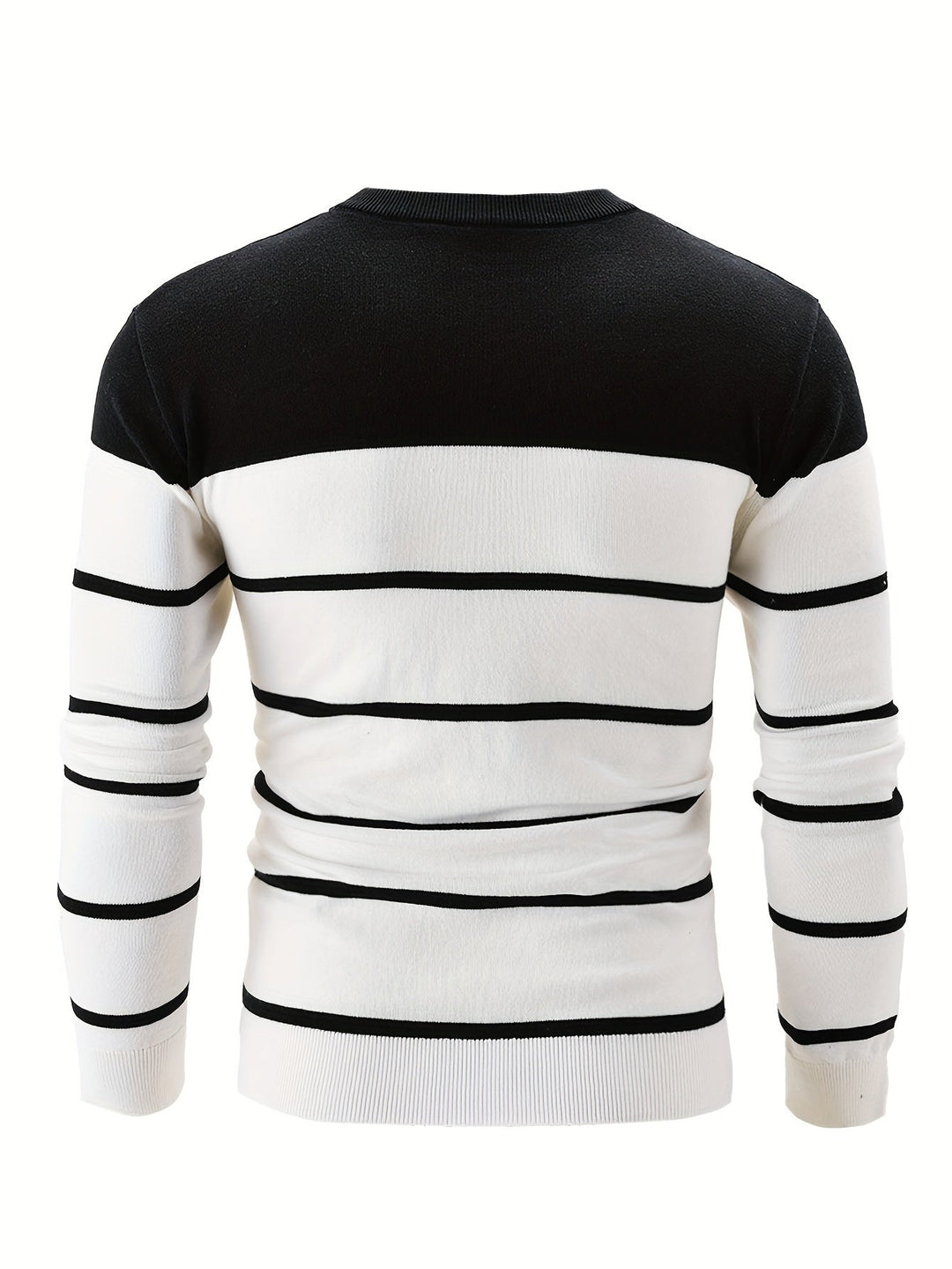 Drune | Gestreifter Pullover Baumwolle Klassisch und Komfortabel