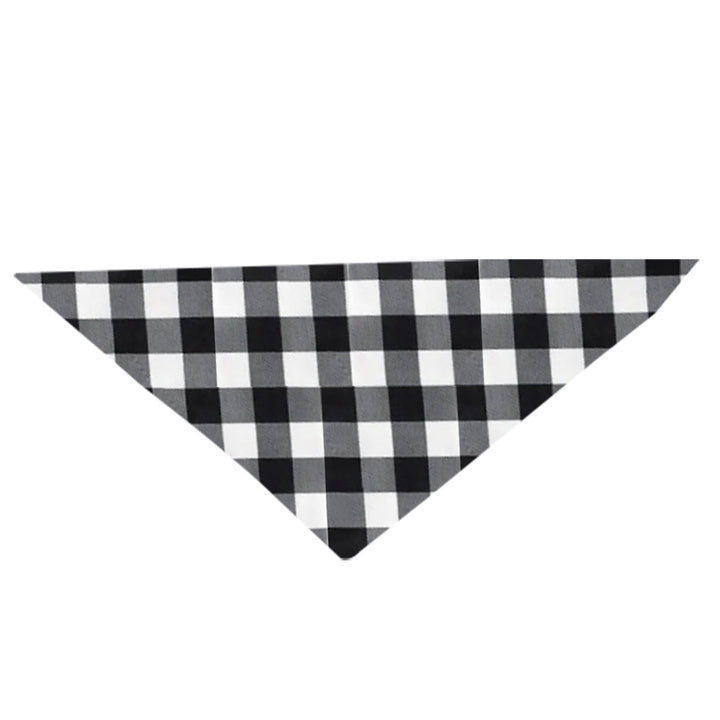 Drune | Weihnachten Mit Meinem Stamm Familien Weihnachts Pyjama Set - Schwarzes Oberteil Schwarz-weiße Karohose Weiße Textgrafik