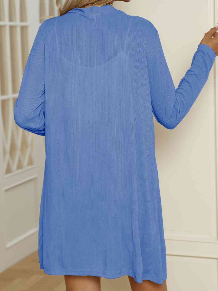 Drune | V-Ausschnitt Knopf-Oben Langarm Cardigan