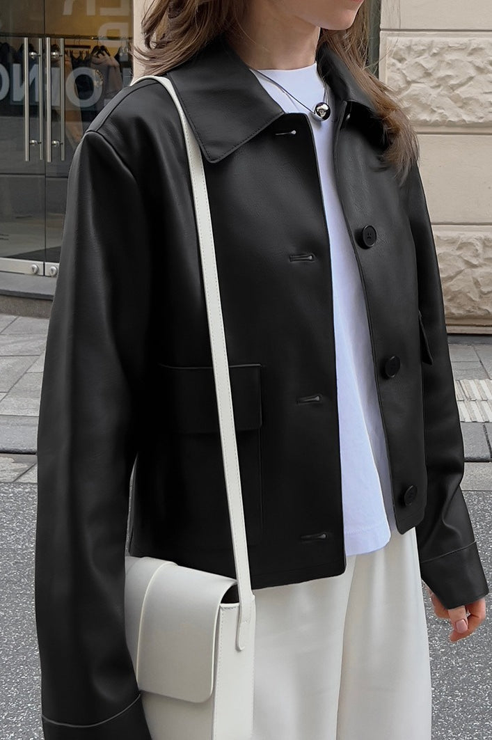 Drune | Moto-Stil Lederjacke