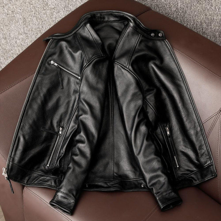 Drune | Herren Leder Bomberjacke