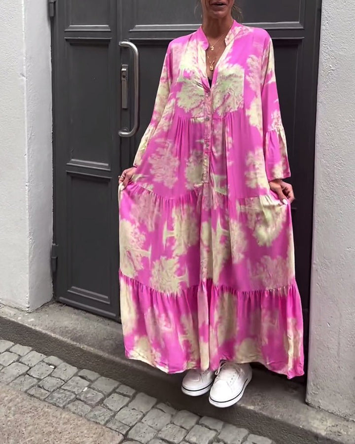 Drune | Lange Elegante Fließkleid