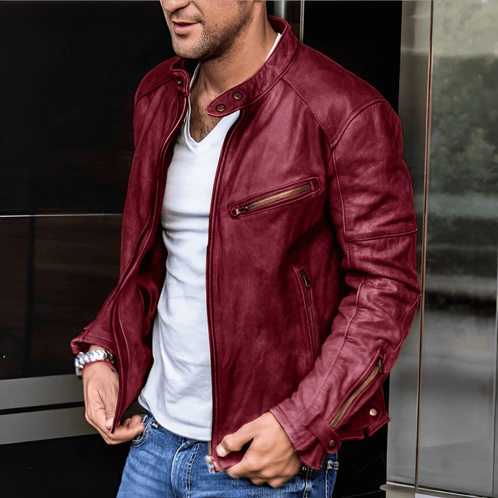 Drune | Stylische Lederjacke für Männer