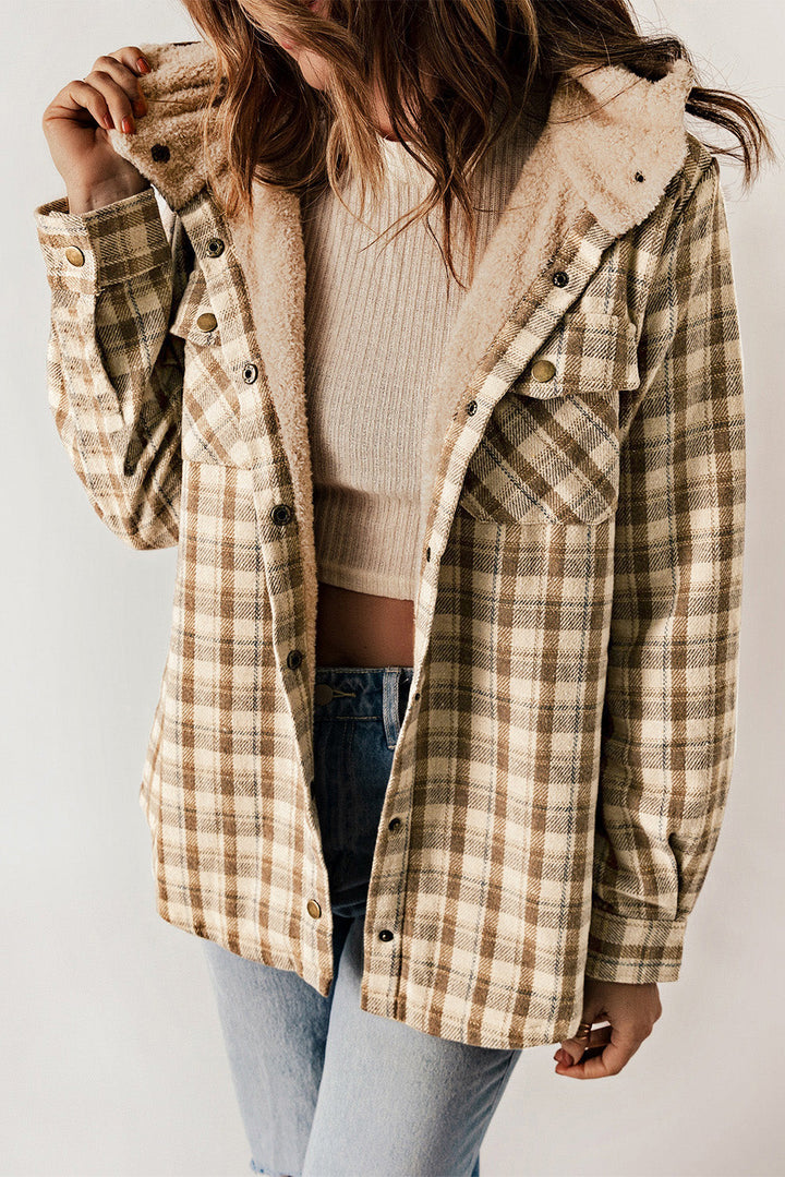 Drune | Gitterjacke mit Plüschfutter Warm und Stilvoll Ideal Für Den Alltag