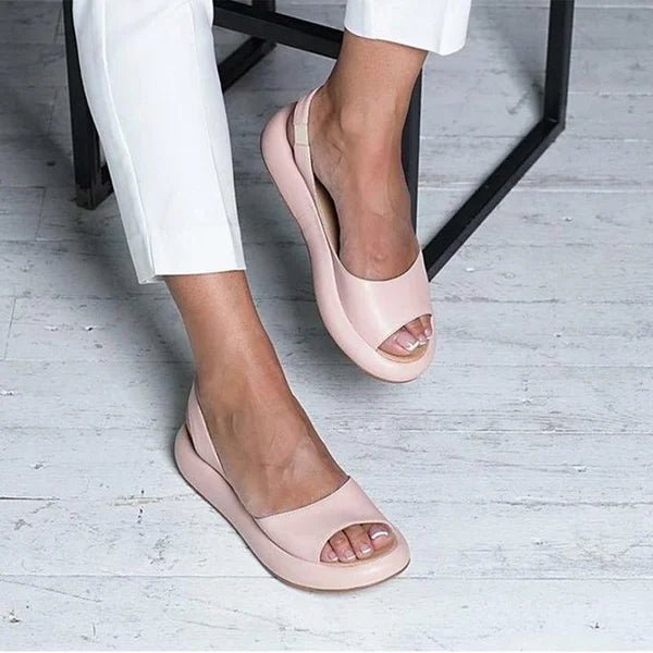 Drune | Damen Bequeme Schlichte Sandalen Freizeit