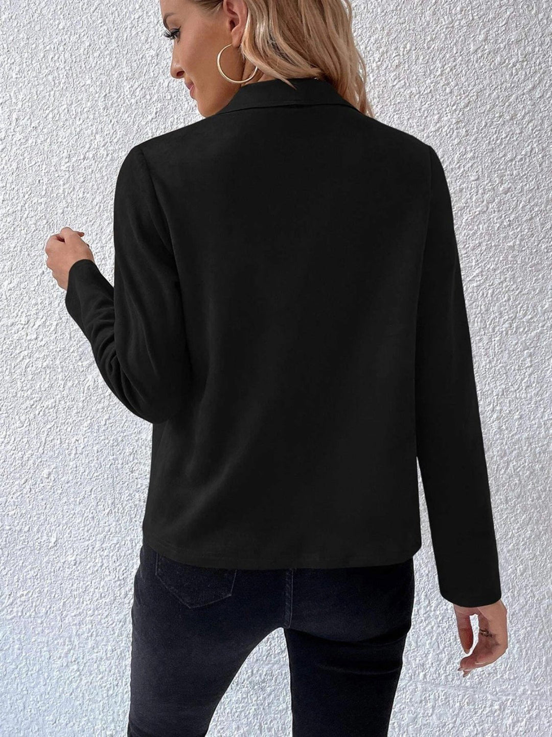 Drune | Kunstlederjacke - Leicht & Schick - Offenes Vorderdesign - Vielseitige Schicht