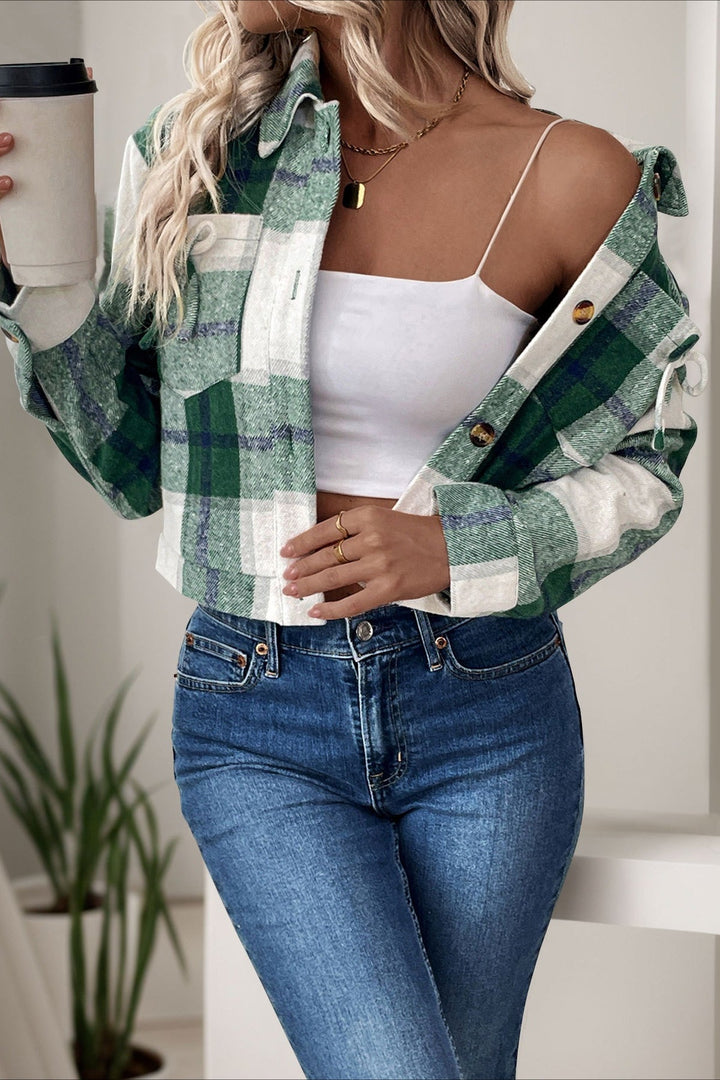 Drune | Karierter Wolljacke