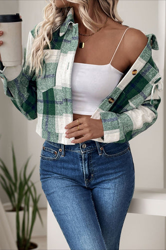 Drune | Karierter Wolljacke