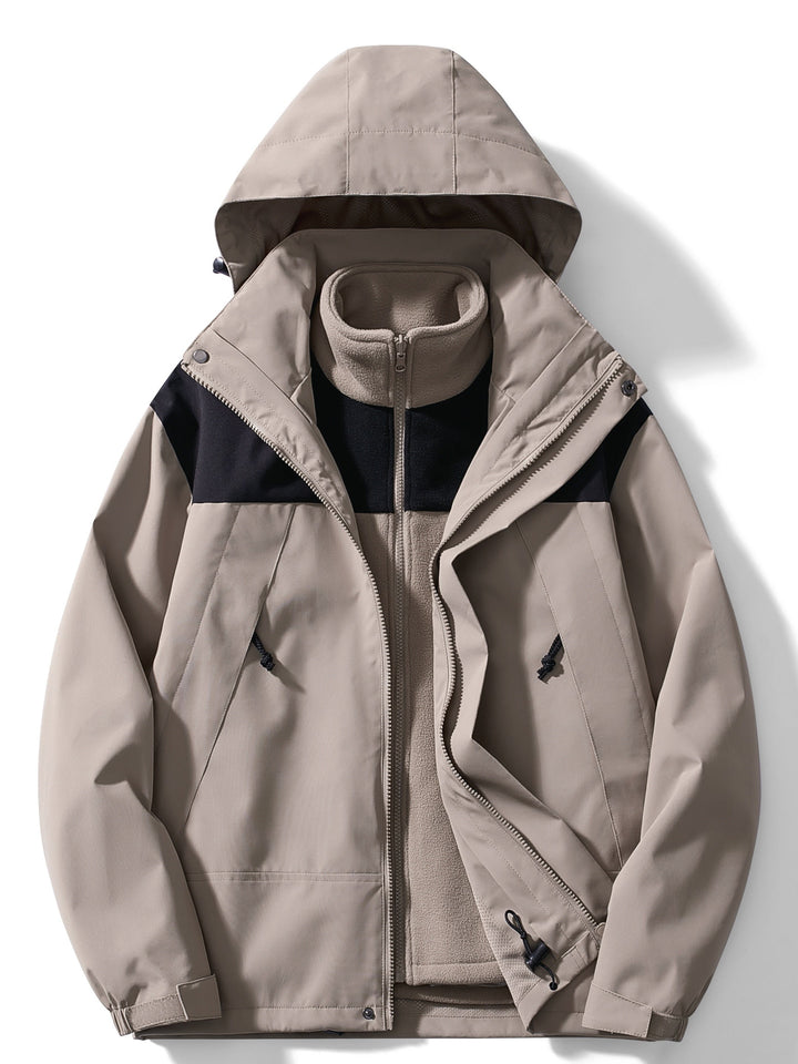 Drune | 3-In-1 Fleece-Winterjacke Mit Kapuze Für Damen